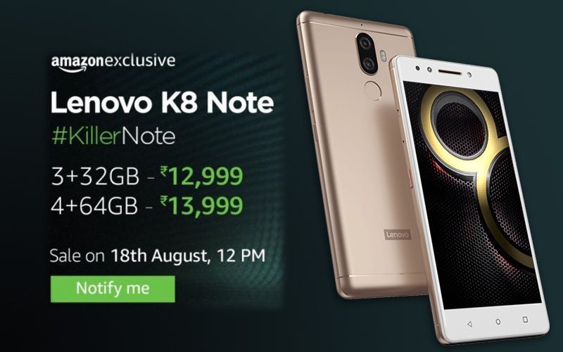 Lenovo K8 Note